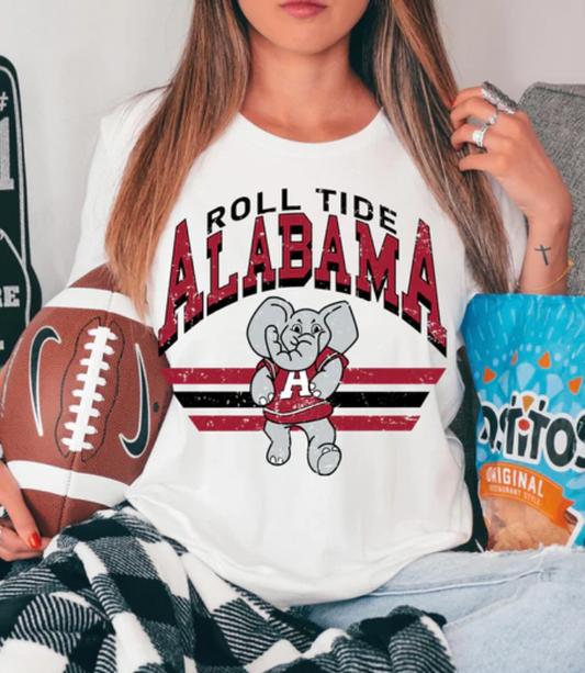 Alabama Roll Tide Vintage Distressed T-Shirt